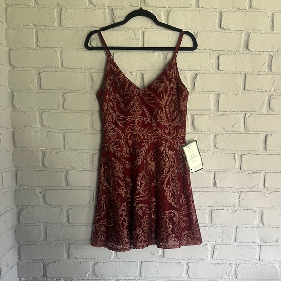 spechless Dresses & Skirts - NEW Spechless Red Bustier Mini Dress Cocktail size 9